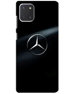 Чохол для Samsung Galaxy Note 10 Lite з картинкою «Mercedes на металі»