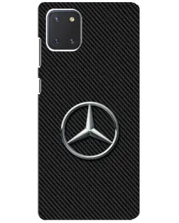 Чохол для Samsung Galaxy Note 10 Lite з картинкою «Карбоновий Mercedes стиль»