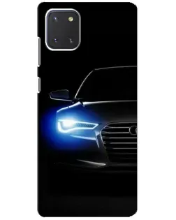 Чохол для Samsung Galaxy Note 10 Lite з картинкою «Неоновий погляд Audi»