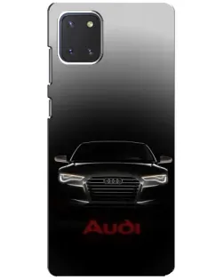 Чохол для Samsung Galaxy Note 10 Lite з картинкою «Audi — градієнтний контур»