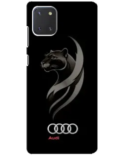 Чохол для Samsung Galaxy Note 10 Lite з картинкою «Графіка — пантера та Audi»
