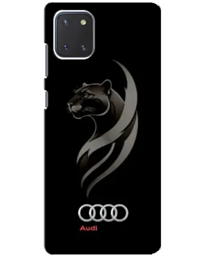Чохол для Samsung Galaxy Note 10 Lite з картинкою «Графіка — пантера та Audi»