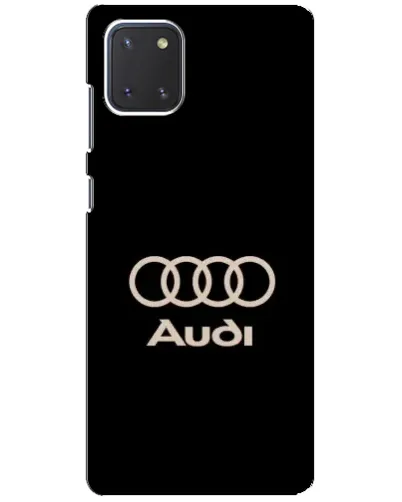 Чохол для Samsung Galaxy Note 10 Lite з картинкою «Audi — золотий логотип»