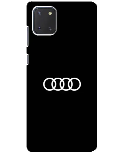 Чохол для Samsung Galaxy Note 10 Lite з картинкою «Audi White Logo»