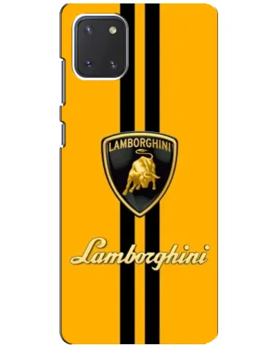 Чехол для Samsung Galaxy Note 10 Lite с картинкой «Lamborghini Stripe желтый» Чехол для Samsung Galaxy Note 10 Lite с картинкой «Lamborghini Stripe желтый»