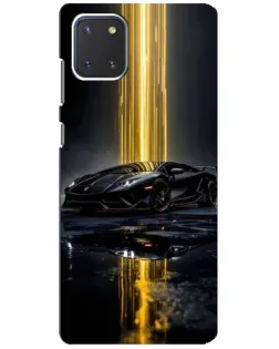 Чохол для Samsung Galaxy Note 10 Lite з картинкою «Нічний Lamborghini драйв» Чохол для Samsung Galaxy Note 10 Lite з картинкою «Нічний Lamborghini драйв»