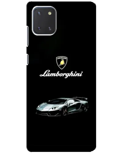 Чехол для Samsung Galaxy Note 10 Lite с картинкой «Логотип Lamborghini классика» Чехол для Samsung Galaxy Note 10 Lite с картинкой «Логотип Lamborghini классика»