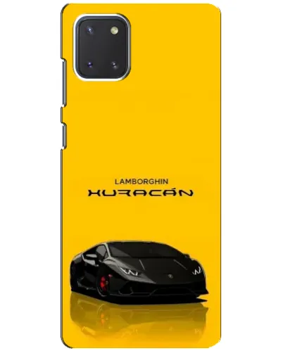 Чехол для Samsung Galaxy Note 10 Lite с картинкой «Lamborghini Huracan черный» Чехол для Samsung Galaxy Note 10 Lite с картинкой «Lamborghini Huracan черный»