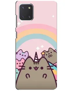Чехол для Samsung Galaxy Note 10 Lite с картинкой «Единорог Pusheen»