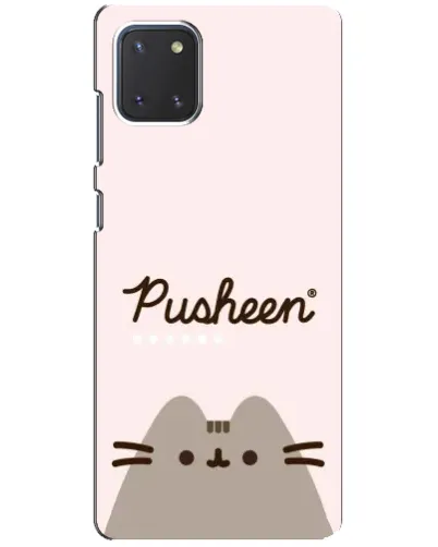 Чехол для Samsung Galaxy Note 10 Lite с картинкой «Pusheen логотип»