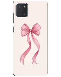 Чехол для Samsung Galaxy Note 10 Lite с картинкой «Розовый бант» Чехол для Samsung Galaxy Note 10 Lite с картинкой «Розовый бант»