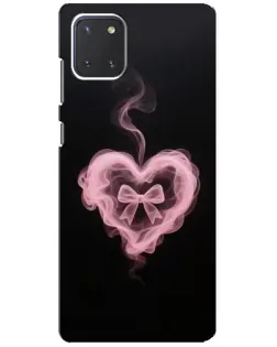 Чехол для Samsung Galaxy Note 10 Lite с картинкой «Дымчатое сердце» Чехол для Samsung Galaxy Note 10 Lite с картинкой «Дымчатое сердце»