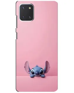 Чехол для Samsung Galaxy Note 10 Lite с картинкой «Stitch выглядывает»