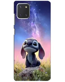 Чехол для Samsung Galaxy Note 10 Lite с картинкой «Стич на рассвете»