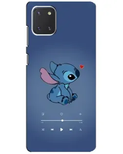 Чехол для Samsung Galaxy Note 10 Lite с картинкой «Музыкальный Stitch»