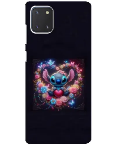 Чехол для Samsung Galaxy Note 10 Lite с картинкой «Stitch в цветах» Чехол для Samsung Galaxy Note 10 Lite с картинкой «Stitch в цветах»