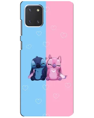 Чехол для Samsung Galaxy Note 10 Lite с картинкой «Stitch и Angel Love» Чехол для Samsung Galaxy Note 10 Lite с картинкой «Stitch и Angel Love»