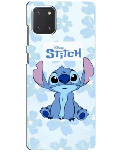 Чехол для Samsung Galaxy Note 10 Lite с картинкой «Stitch среди цветов» Чехол для Samsung Galaxy Note 10 Lite с картинкой «Stitch среди цветов»