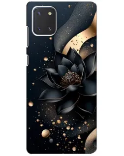 Чехол для Samsung Galaxy Note 10 Lite с картинкой «Черный лотос» Чехол для Samsung Galaxy Note 10 Lite с картинкой «Черный лотос»