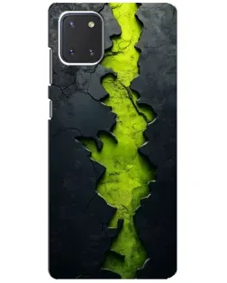 Чехол для Samsung Galaxy Note 10 Lite с картинкой «Салатовый разлом скалы» Чехол для Samsung Galaxy Note 10 Lite с картинкой «Салатовый разлом скалы»
