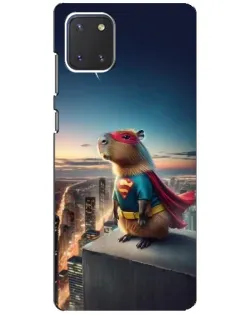 Чохол для Samsung Galaxy Note 10 Lite з картинкою «Капі-мен супергерой» Чохол для Samsung Galaxy Note 10 Lite з картинкою «Капі-мен супергерой»