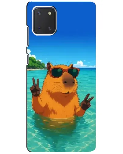 Чохол для Samsung Galaxy Note 10 Lite з картинкою «Морська капібара»