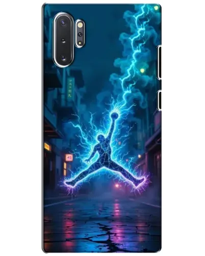 Чехол для Samsung Galaxy Note 10 Plus с картинкой «Jordan Gold Jumpman»