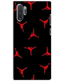 Чехол для Samsung Galaxy Note 10 Plus с картинкой «Jordan Red Pattern» Чехол для Samsung Galaxy Note 10 Plus с картинкой «Jordan Red Pattern»