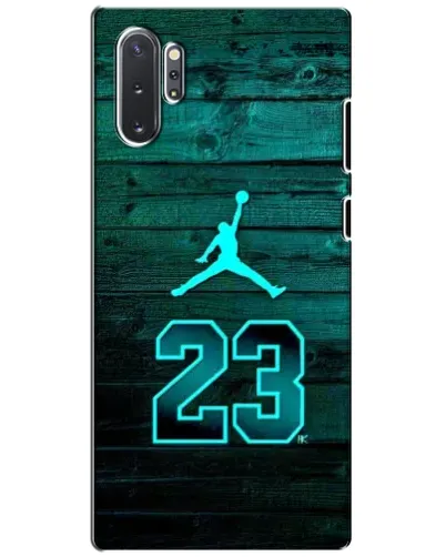 Чехол для Samsung Galaxy Note 10 Plus с картинкой «Jordan Cyan 23»