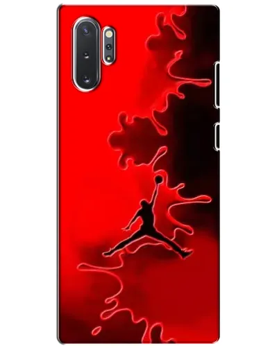 Чехол для Samsung Galaxy Note 10 Plus с картинкой «Jordan Red Smoke»
