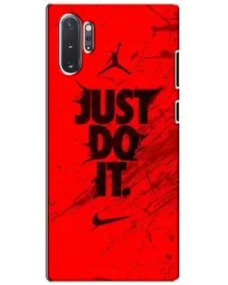 Чехол для Samsung Galaxy Note 10 Plus с картинкой «Nike Just Do It»