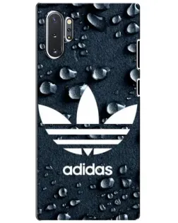 Чехол для Samsung Galaxy Note 10 Plus с картинкой «Adidas Trefoil Blue» Чехол для Samsung Galaxy Note 10 Plus с картинкой «Adidas Trefoil Blue»