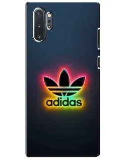 Чехол для Samsung Galaxy Note 10 Plus с картинкой «Неоновый Adidas»