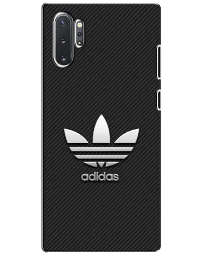 Чехол для Samsung Galaxy Note 10 Plus с картинкой «Adidas Карбоновая текстура» Чехол для Samsung Galaxy Note 10 Plus с картинкой «Adidas Карбоновая текстура»