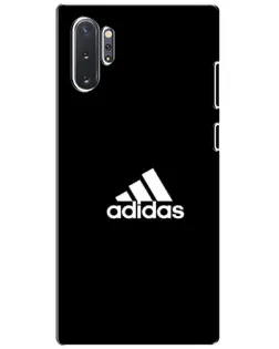 Чехол для Samsung Galaxy Note 10 Plus с картинкой «Черная классика Adidas»