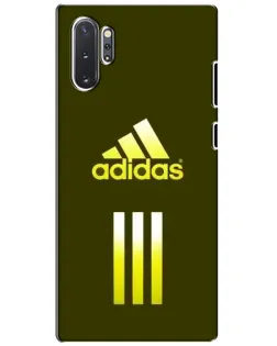 Чехол для Samsung Galaxy Note 10 Plus с картинкой «Оливковый градиент Adidas»