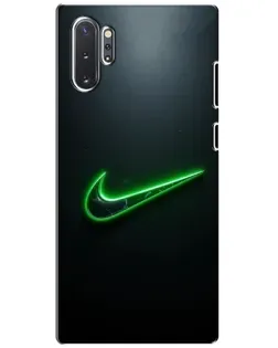 Чехол для Samsung Galaxy Note 10 Plus с картинкой «Неоновый контур Nike» Чехол для Samsung Galaxy Note 10 Plus с картинкой «Неоновый контур Nike»
