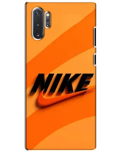 Чехол для Samsung Galaxy Note 10 Plus с картинкой «Оранжевый драйв Nike» Чехол для Samsung Galaxy Note 10 Plus с картинкой «Оранжевый драйв Nike»