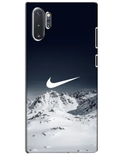 Чехол для Samsung Galaxy Note 10 Plus с картинкой «Nike — зимние горы» Чехол для Samsung Galaxy Note 10 Plus с картинкой «Nike — зимние горы»