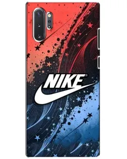 Чехол для Samsung Galaxy Note 10 Plus с картинкой «Градиентный принт Найк»