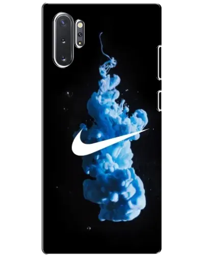 Чехол для Samsung Galaxy Note 10 Plus с картинкой «Nike и синий дым» Чехол для Samsung Galaxy Note 10 Plus с картинкой «Nike и синий дым»
