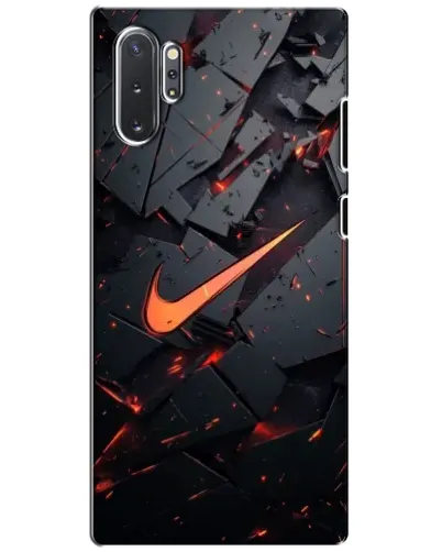 Чехол для Samsung Galaxy Note 10 Plus с картинкой «Nike — эффект разломов» Чехол для Samsung Galaxy Note 10 Plus с картинкой «Nike — эффект разломов»