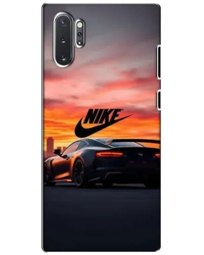 Чехол для Samsung Galaxy Note 10 Plus с картинкой «Nike и суперкар» Чехол для Samsung Galaxy Note 10 Plus с картинкой «Nike и суперкар»