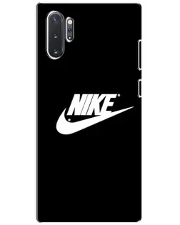 Чехол для Samsung Galaxy Note 10 Plus с картинкой «Мазки краски Nike»