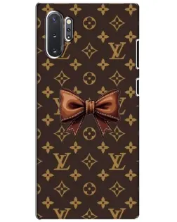 Чехол для Samsung Galaxy Note 10 Plus с картинкой «LV с бантом»