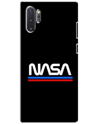 Чехол для Samsung Galaxy Note 10 Plus с картинкой «NASA — классика Red Blue»
