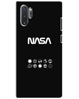 Чехол для Samsung Galaxy Note 10 Plus с картинкой «NASA — технический принт»