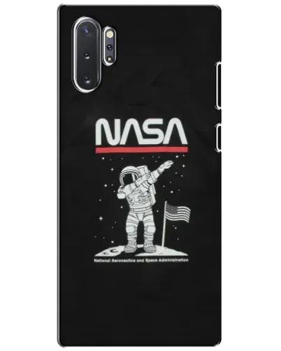 Чехол для Samsung Galaxy Note 10 Plus с картинкой «NASA — шагаем по Луне»