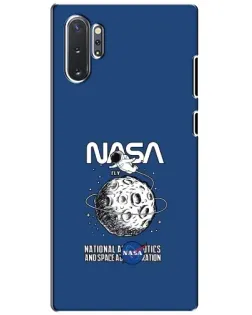 Чехол для Samsung Galaxy Note 10 Plus с картинкой «NASA — лунная миссия»