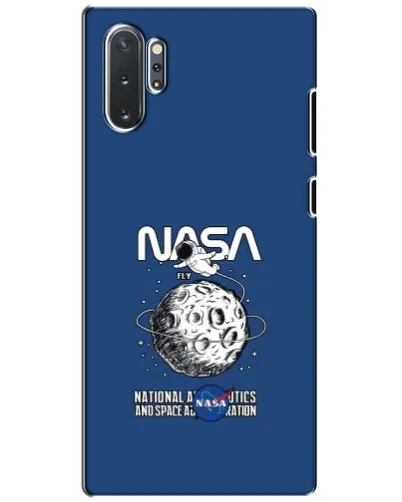 Чехол для Samsung Galaxy Note 10 Plus с картинкой «NASA — лунная миссия»
